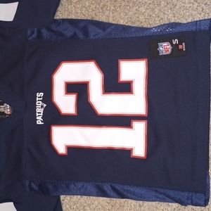Tom Brady patriots jersey NFL blue red and white youth small